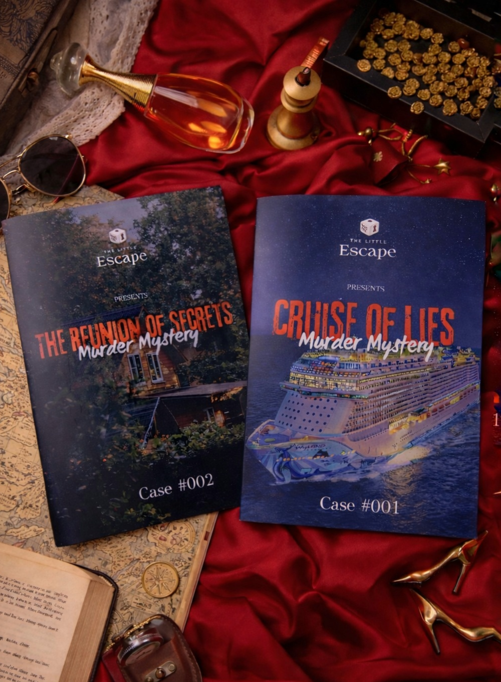 COMBO OF CRUISE OF LIES & THE REUNION OF SECRETS